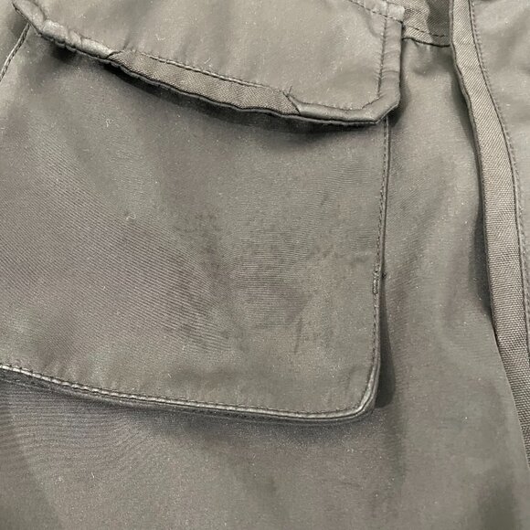 Tumi Tech Jacket Men M Black Utility Packable Hood Full Zip - Picture 3 of 11